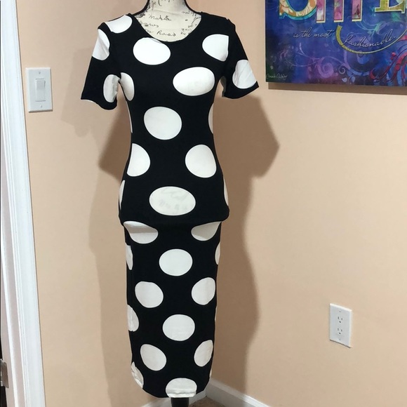 4 colors POLKA BODY CON - DRESS - Picture 4 of 7